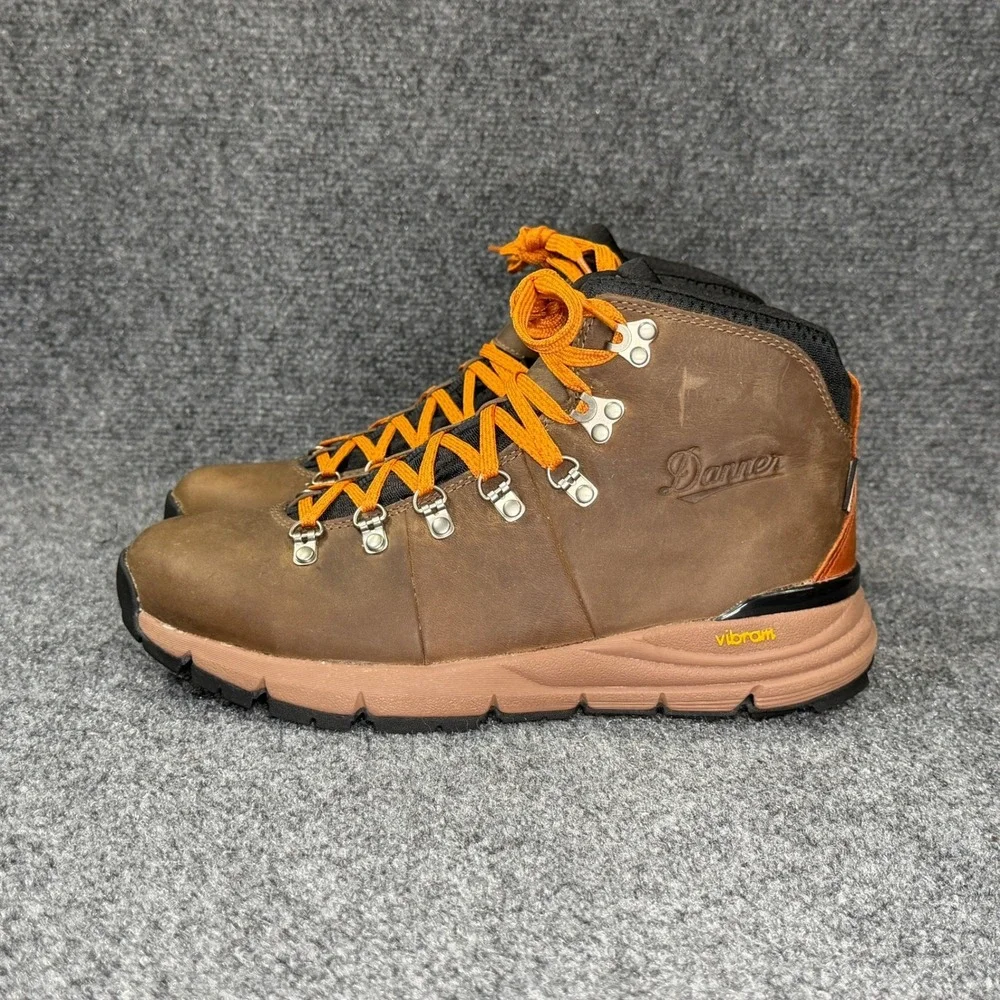 Danner Mountain 600 Hiking Boots‎ Men's 8.5 Chocolate Chip Golden Oak Leather